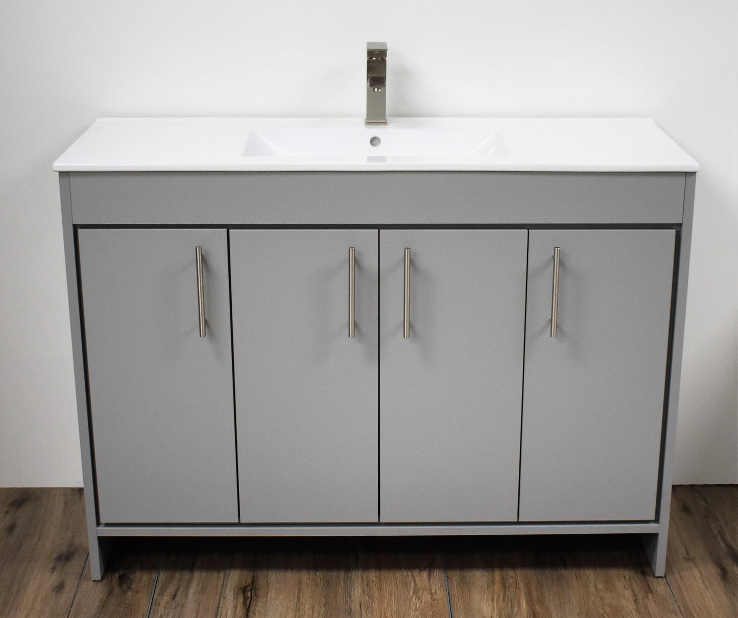 Volpa USA Villa 48" Modern Bathroom Vanity Grey MTD-3448G-14 FB