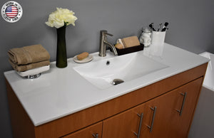 Volpa USA Villa 48" Modern Bathroom Vanity Honey Maple MTD-3448HM-14 COHMIU