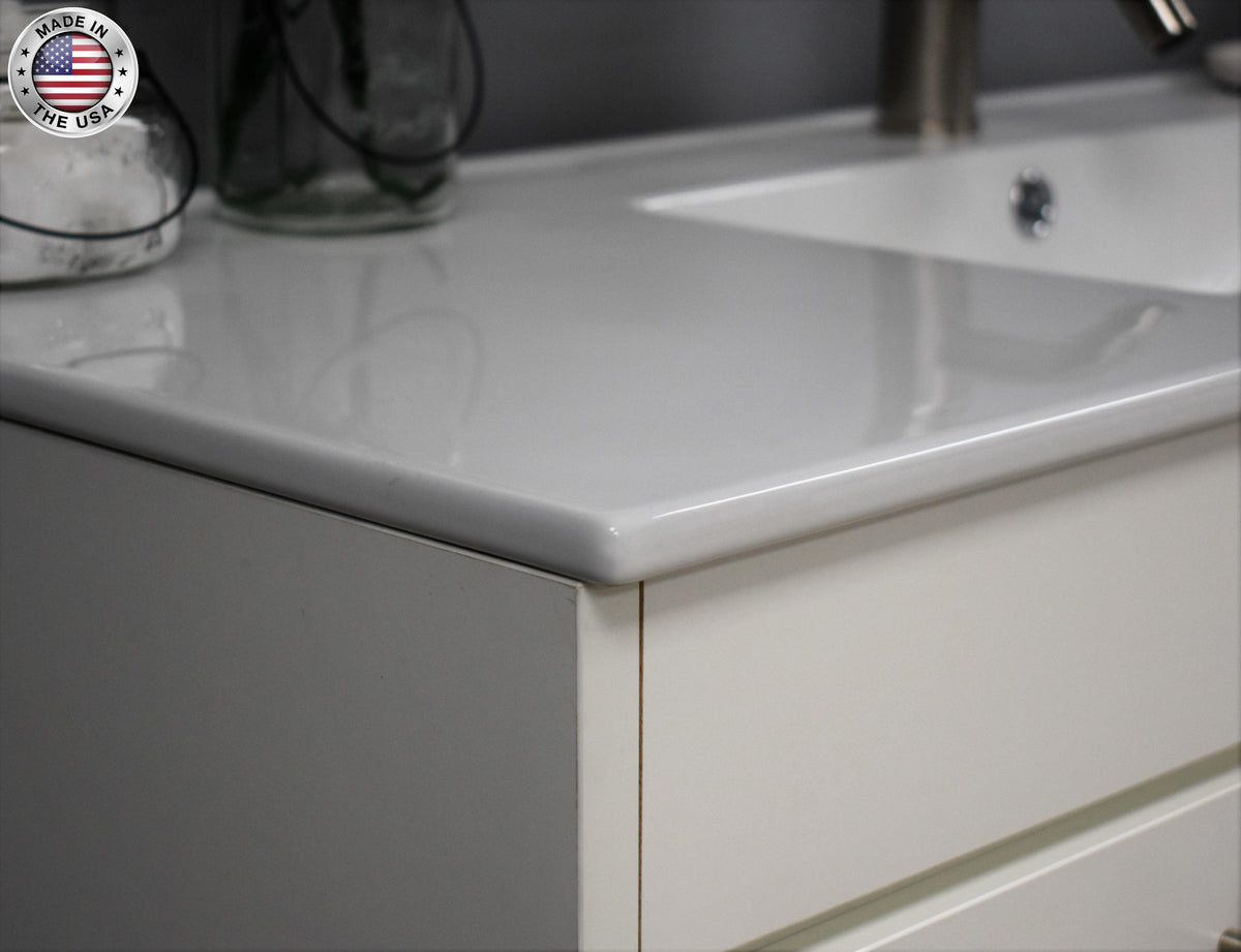 Volpa USA Villa 48" Modern Bathroom Vanity Soft White MTD-3448W-14 CCMIU