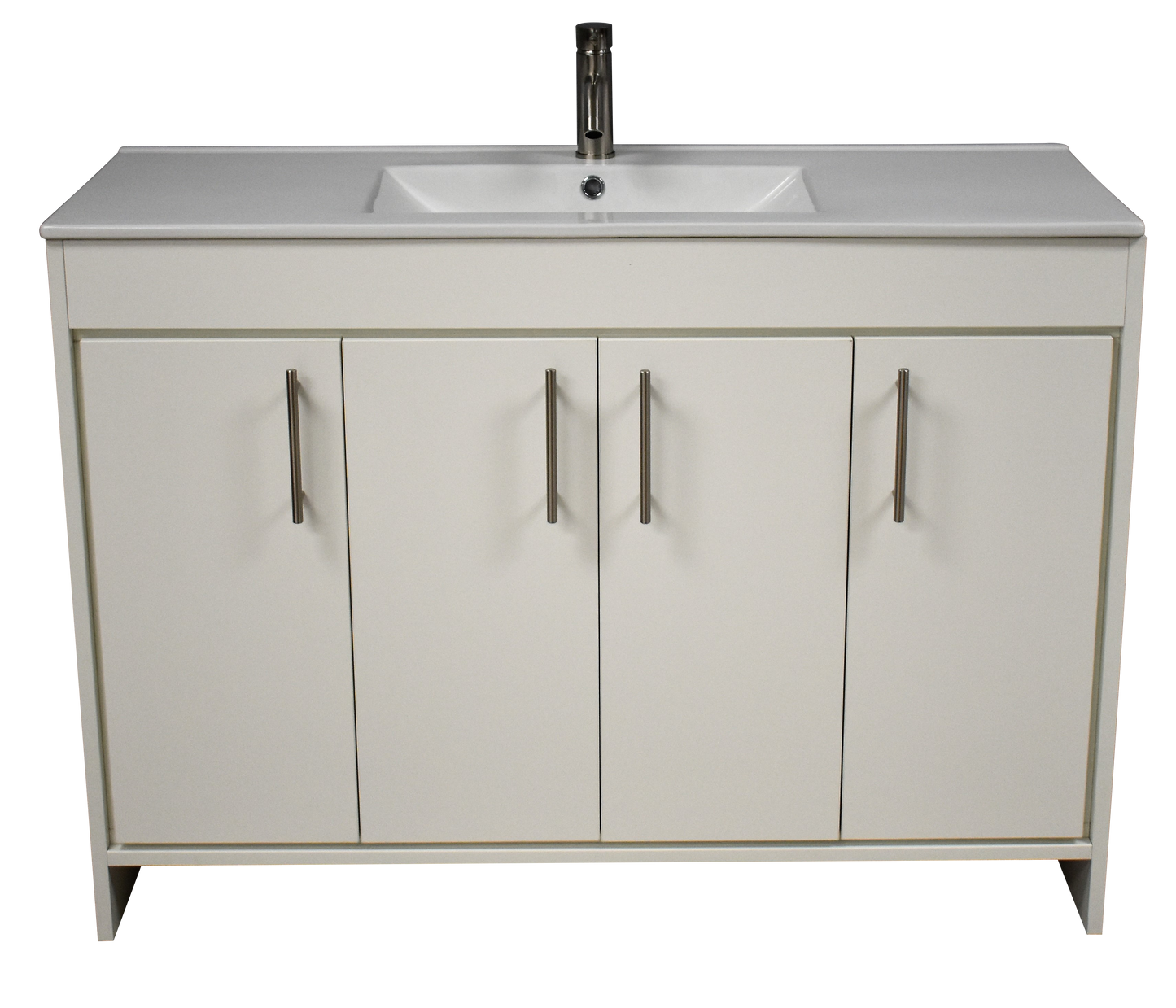 Volpa USA Villa 48" Modern Bathroom Vanity Soft White MTD-3448W-14