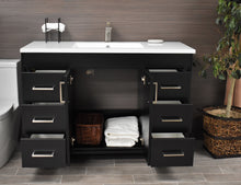 Load image into Gallery viewer,  Rio 48&quot; Vanity Black MTD-348BK-3frontopenstaged1