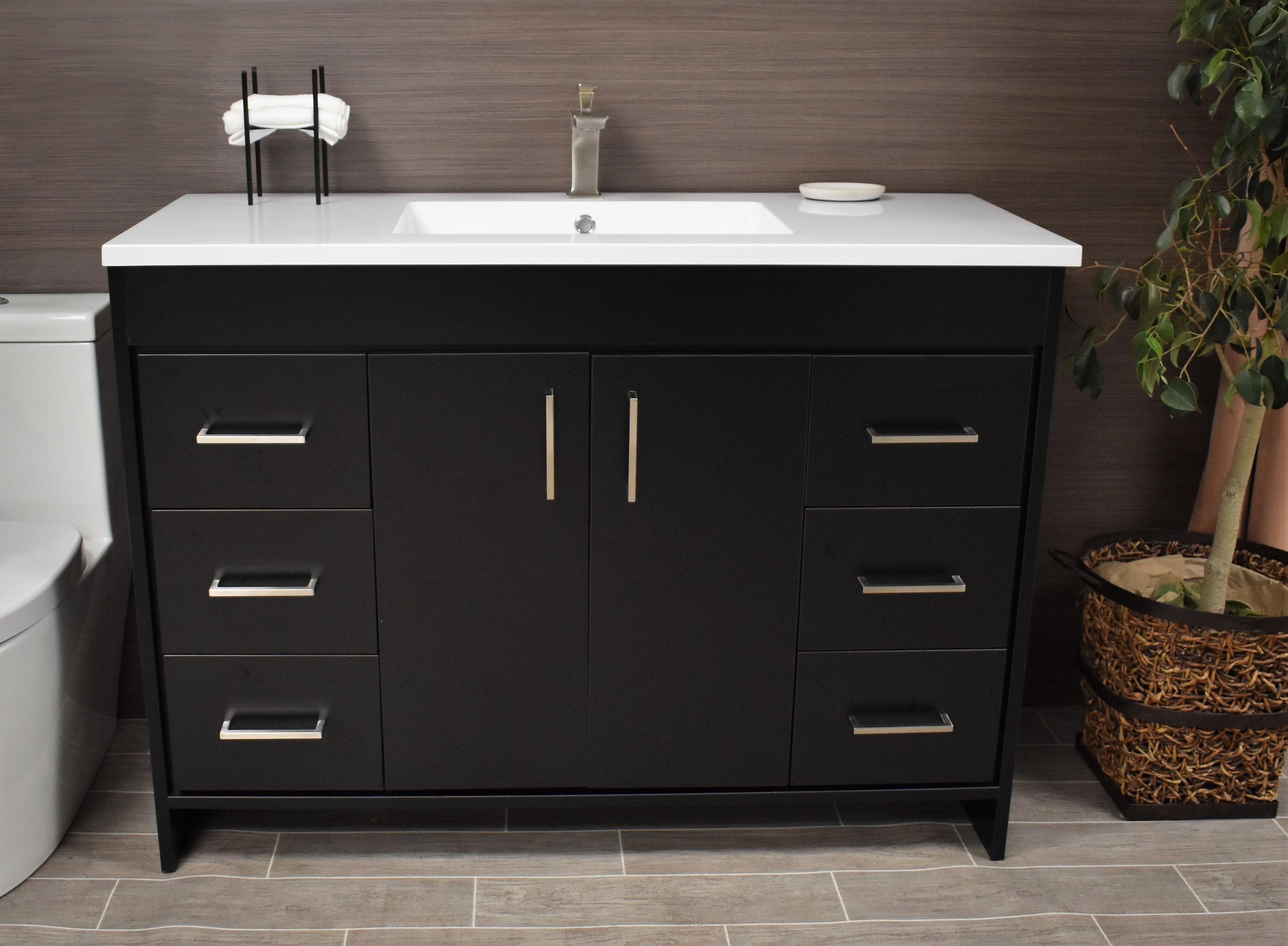  Rio 48" Vanity Black MTD-348BK-3frontstaged1