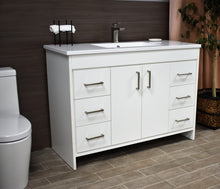 Load image into Gallery viewer,  Rio 48&quot; Vanity White MTD-348W-3anglestaged1
