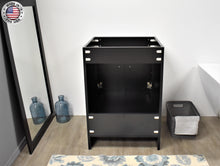 Load image into Gallery viewer, Capri 24&quot; Cabinet only Black Ash MTD-3524BK-0Back
