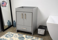 Load image into Gallery viewer, Capri 24&quot; Cabinet only Grey MTD-3524G-0angle