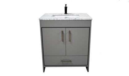 Volpa USA Capri 24" Modern Bathroom Gray Vanity MTD-3524G-1C F