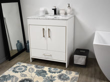 Load image into Gallery viewer, Volpa USA Capri 24&quot; Modern Bathroom White Vanity MTD-3524W-1C 