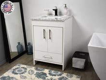 Load image into Gallery viewer, Volpa USA Capri 24&quot; Modern Bathroom White Vanity MTD-3524W-1C AMIU