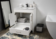 Load image into Gallery viewer, Volpa USA Capri 24&quot; Modern Bathroom White Vanity MTD-3524W-1C AO