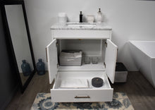 Load image into Gallery viewer, Volpa USA Capri 24&quot; Modern Bathroom White Vanity MTD-3524W-1C FO1