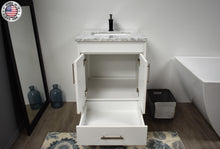 Load image into Gallery viewer, Volpa USA Capri 24&quot; Modern Bathroom White Vanity MTD-3524W-1C FoMIU