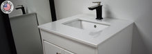 Load image into Gallery viewer, Volpa USA Capri 24&quot; Modern Bathroom White Vanity MTD-3524W-1W CFMIU