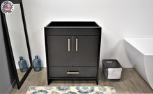 Load image into Gallery viewer, Volpa USA Capri 30&quot; Cabinet Only Black MTD-3530BK-0front
