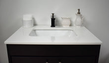 Load image into Gallery viewer, Volpa USA Capri 30&quot; Modern Bathroom Vanity Black MTD-3530BK-1W C