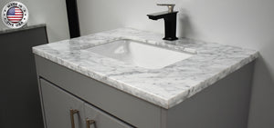 Volpa USA Capri 30" Modern Bathroom Vanity Grey MTD-3530G-1C AFMIU