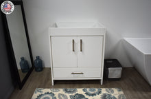 Load image into Gallery viewer, Volpa USA Capri 30&quot; Cabinet Only White MTD-3530W-0front