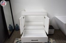 Load image into Gallery viewer, Volpa USA Capri 30&quot; Cabinet Only White MTD-3530W-0frontopen