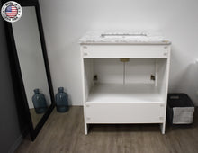 Load image into Gallery viewer, Volpa USA Capri 30&quot; Modern Bathroom Vanity White MTD-3530W-1C BMIU