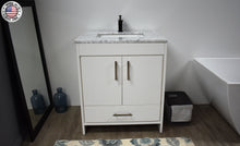 Load image into Gallery viewer, Volpa USA Capri 30&quot; Modern Bathroom Vanity White MTD-3530W-1C FMIU