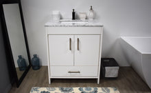 Load image into Gallery viewer, Volpa USA Capri 30&quot; Modern Bathroom Vanity White MTD-3530W-1C FS
