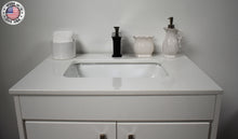 Load image into Gallery viewer, Volpa USA Capri 30&quot; Modern Bathroom Vanity White MTD-3530W-1W CMIU