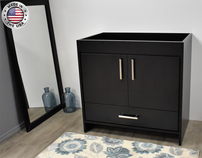 Capri 36" Cabinet Only Black MTD-3536BK-0angle