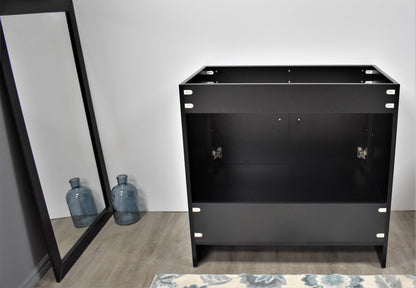 Capri 36" Cabinet Only Black MTD-3536BK-0back1