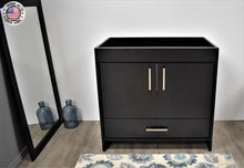 Load image into Gallery viewer, Capri 36&quot; Cabinet Only Black MTD-3536BK-0front