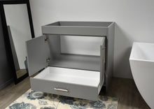 Load image into Gallery viewer, Capri 36&quot; Cabinet Only Grey MTD-3536G-0angleopen1