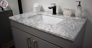 Volpa USA Capri 36" Modern Bathroom Vanity Grey MTD-3536G-1C CFMIU