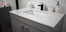 Load image into Gallery viewer, Volpa USA Capri 36&quot; Modern Bathroom Vanity Grey MTD-3536G-1W CFMIU