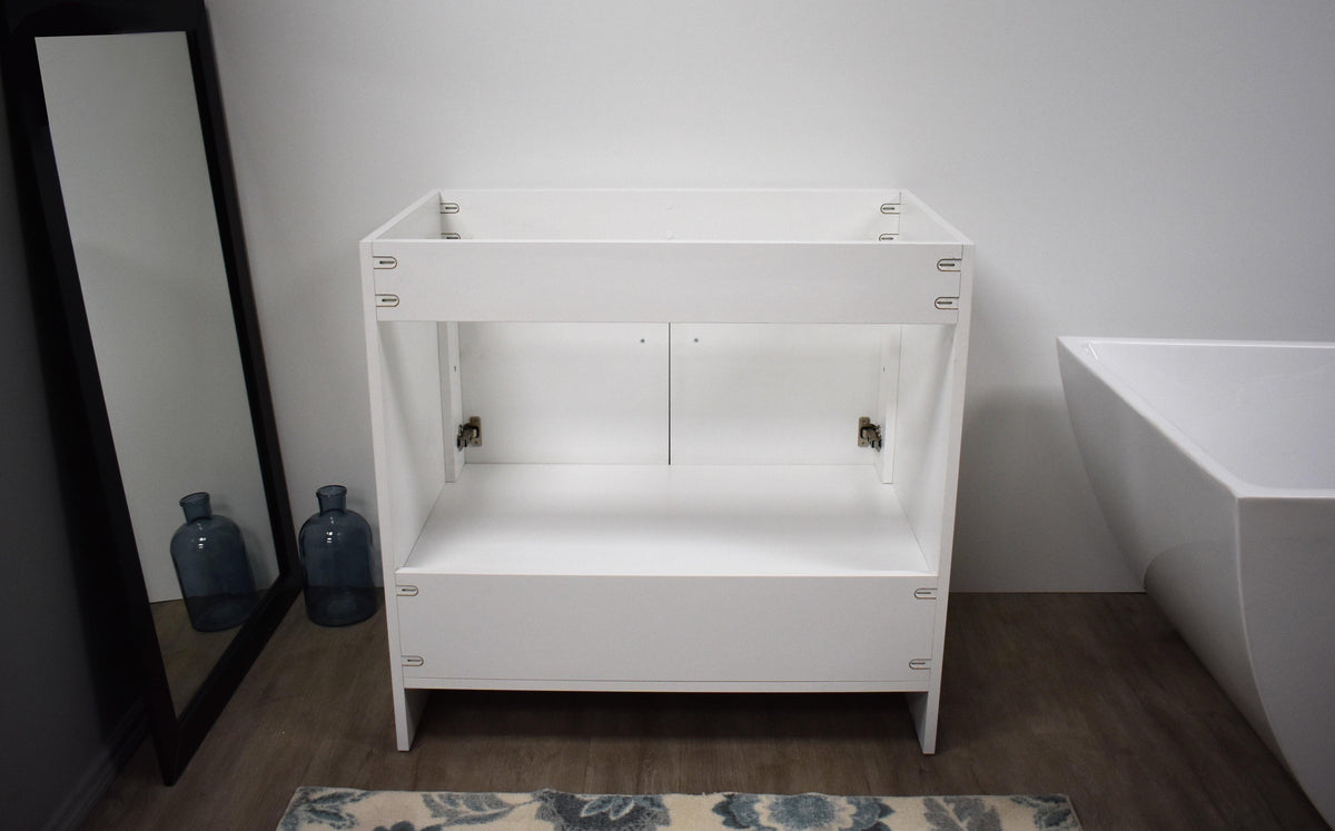 Capri 36" Cabinet Only White MTD-3536W-0back1