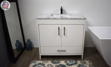 Load image into Gallery viewer, Volpa USA Capri 36&quot; Modern Bathroom Vanity White MTD-3536W-1C MIU