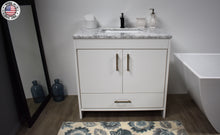 Load image into Gallery viewer, Volpa USA Capri 36&quot; Modern Bathroom Vanity White MTD-3536W-1C MIU FS