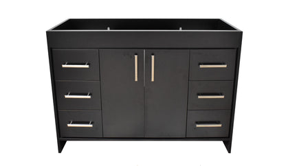 Capri 48" Cabinet only Black MTD-3548BK-0_White