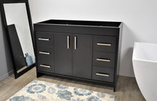 Load image into Gallery viewer, Capri 48&quot; Cabinet only Black MTD-3548BK-0angle1