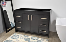 Load image into Gallery viewer, Capri 48&quot; Cabinet only Black MTD-3548BK-0angle