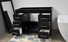 Load image into Gallery viewer, Capri 48&quot; Cabinet only Black MTD-3548BK-0angleopen1