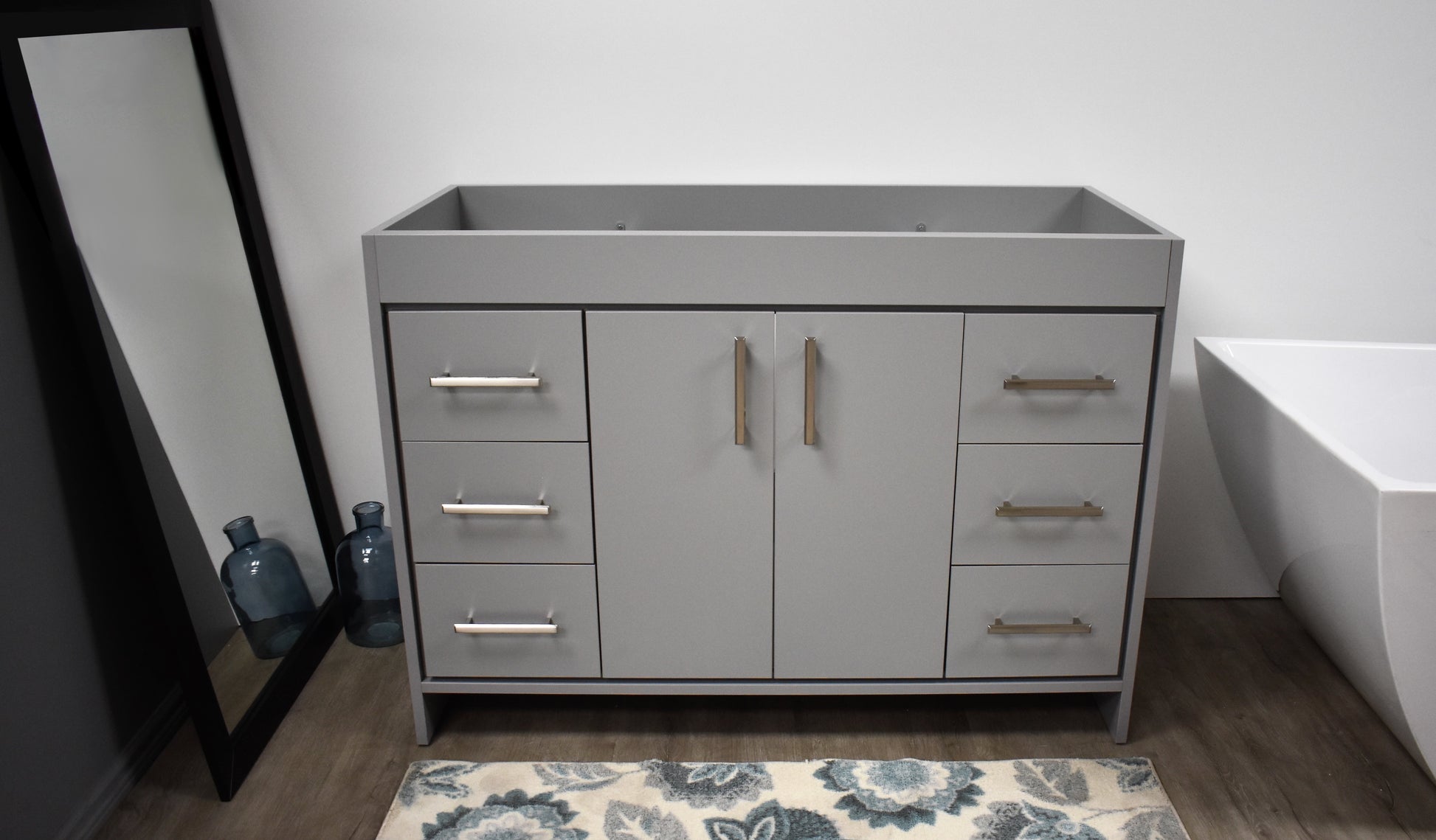 Capri 48" Cabinet only Grey MTD-3548G-0front1