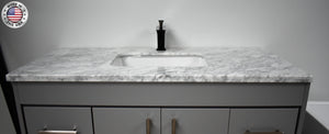 Volpa USA Capri 48" Modern Bathroom Vanity Grey MTD-3548G-1C MIUC