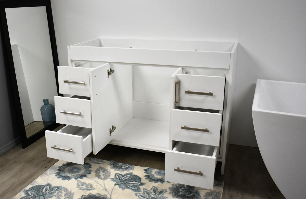 Capri 48" Cabinet only White MTD-3548W-0_angle_open