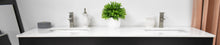 Load image into Gallery viewer, Volpa USA Capri 60&quot; Modern Bathroom Double Sink Vanity Black MTD-3560DBK-1W cf