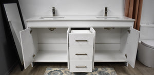 Volpa USA Capri 60" Modern Bathroom Double Sink Vanity White MTD-3560DW-1W fo