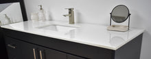 Load image into Gallery viewer, Volpa USA Capri 60&quot; Modern Bathroom Single Vanity Black MTD-3560SBK-1W CF