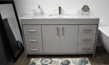 Load image into Gallery viewer, Volpa USA Capri 60&quot; Modern Bathroom Single Sink Vanity Grey MTD-3560SG-1C fs
