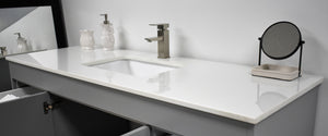 Volpa USA Capri 60" Modern Bathroom Single Vanity Grey MTD-3560SG-1W CF