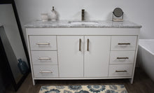 Load image into Gallery viewer, Volpa USA Capri 60&quot; Modern Bathroom Single Sink Vanity White MTD-3560SW-1C fs