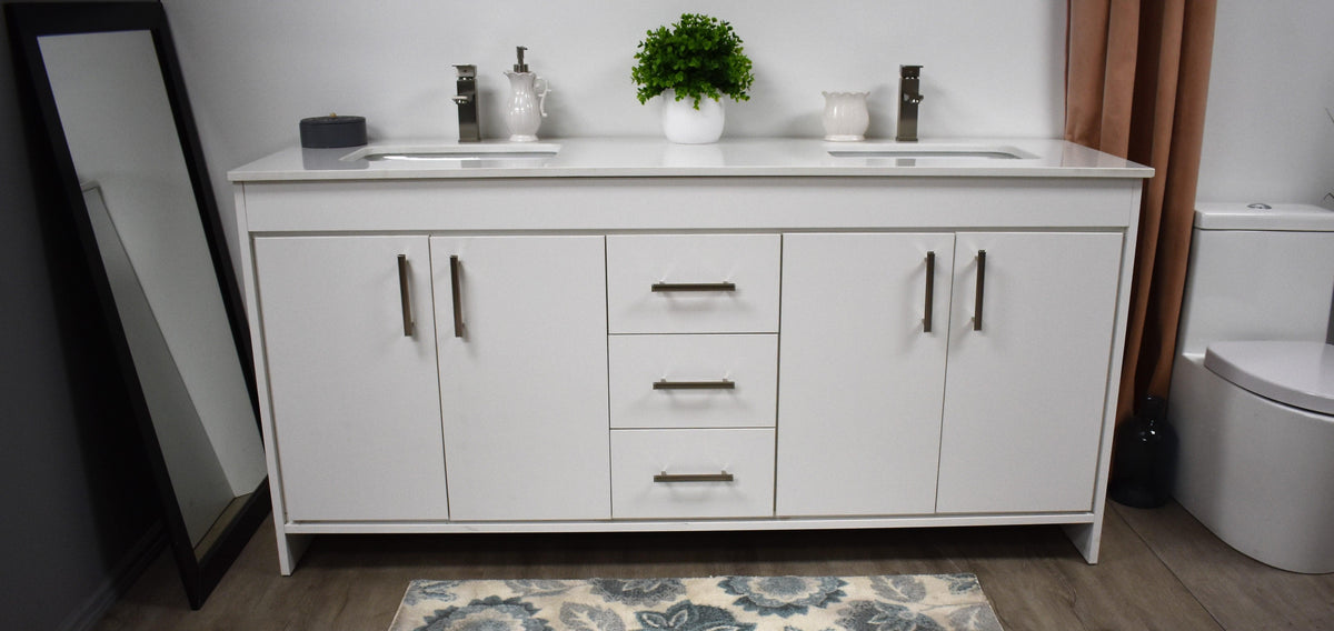 Volpa USA Capri 72" Modern Bathroom Double Sink Vanity White MTD-3572DW-1W fs