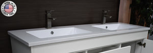 Volpa USA Rio 60" Modern Bathroom Double Sink Vanity MTD-360D-3