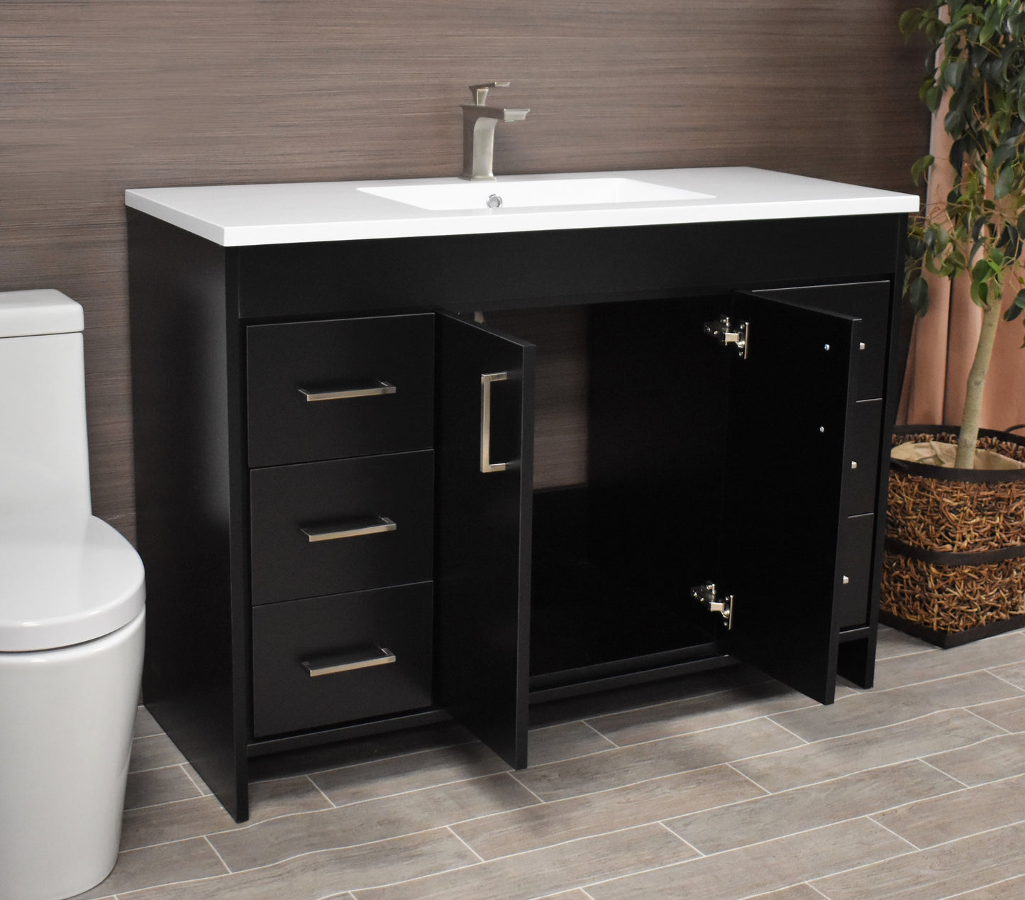 Volpa USA Rio 60" Modern Bathroom Single Sink Vanity MTD-360S-3